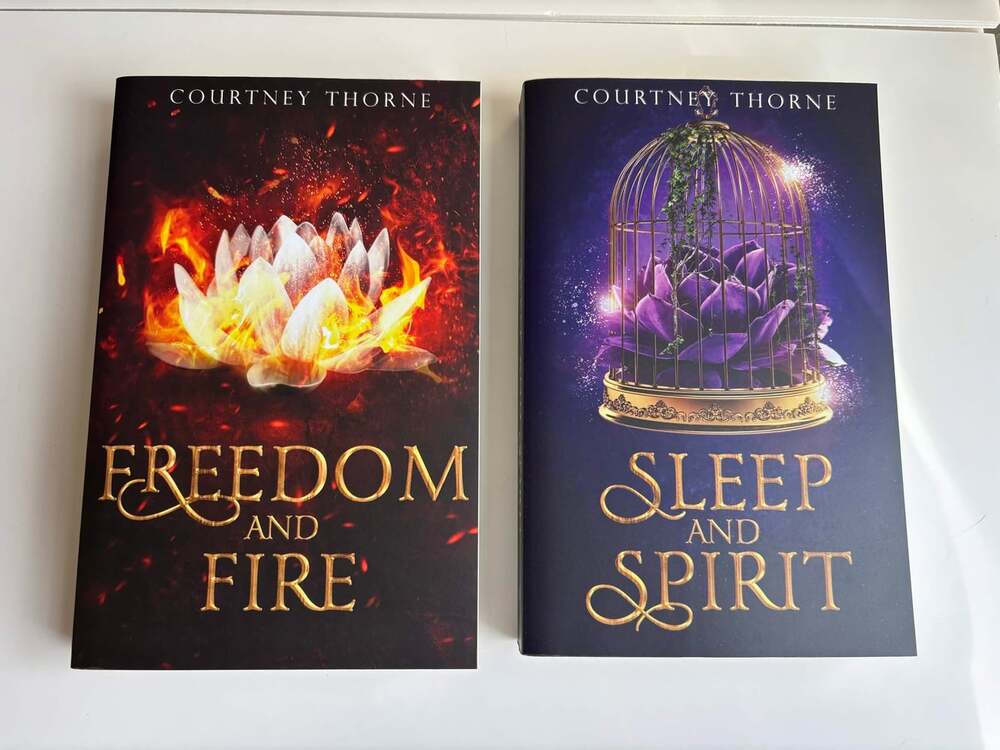 Sleep & Spirit Duology by Courtney Thorne SIGNED Paperbacks